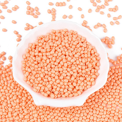 Baking Paint Glass Seed Beads SEED-N007-29D-1
