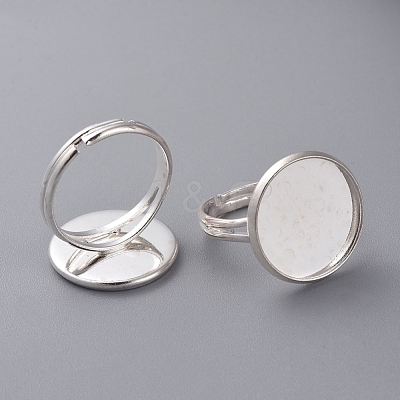 Brass Pad Ring Findings KK-J110-S-1