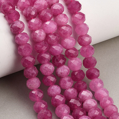 Faceted Dyed Natural White Jade Beads Strands GG-CBAE966-01B-R-1