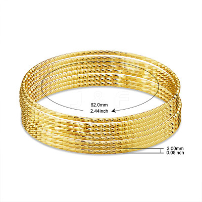Brass Buddhist Bangle Sets JB641A-1