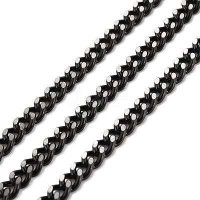 PVD Vacuum Plating 304 Stainless Steel Cuban Link Chains CHS-K016-03C-EB-1