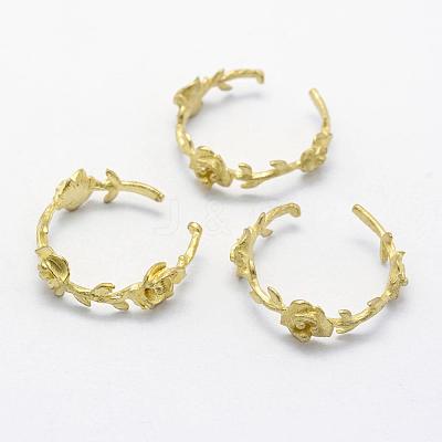 Brass Cuff Finger Ring Settings KK-F721-180C-RS-1