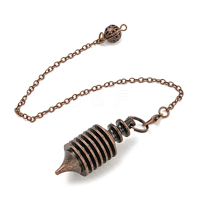 Rack Plating Brass Coil Dowsing Pendulums G-K338-26-1
