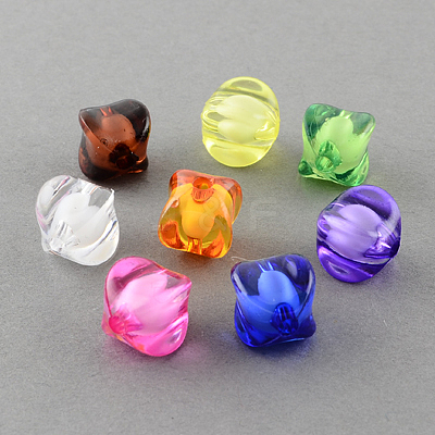 Transparent Acrylic Beads TACR-S111-10mm-M-1