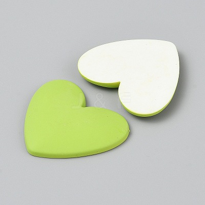 Opaque Resin Cabochons RESI-WH0041-03D-1