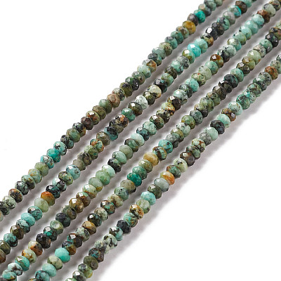 Natural African Turquoise(Jasper) Beads Strands G-F717-02A-1