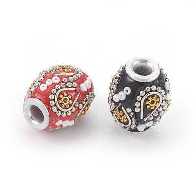 Handmade Indonesia Beads IPDL-E012-19-1