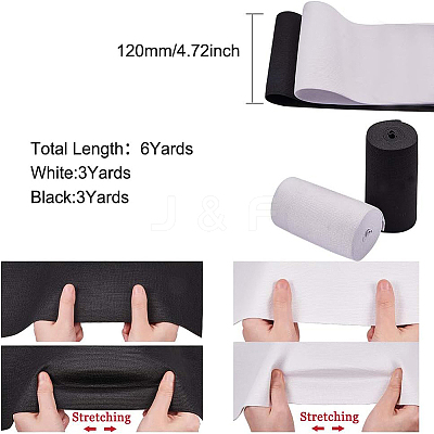 Flat Elastic Rubber Cord/Band EC-BC0001-07B-1