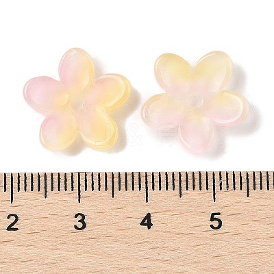 Transparent Spray Paint Glass Beads GLAA-Z011-07E-1