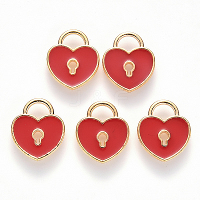 Alloy Enamel Charms X-ENAM-S121-039-1