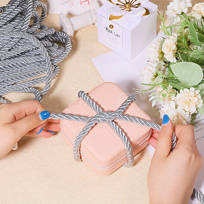 2Pcs 2 Colors Polyester Twisted Cord DIY-CA00001-1