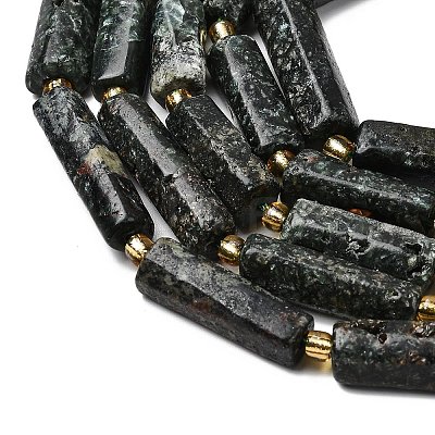 Natural Seraphinite Beads Strands G-D353-A05-1