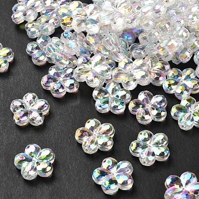 Transaparent Acrylic Beads PACR-H004-01A-1