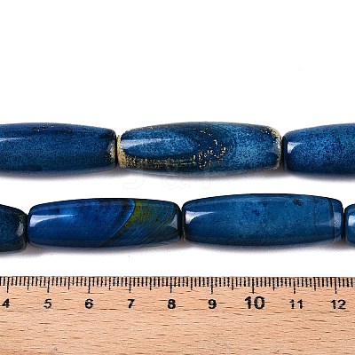 Natural Agate Dyed Beads Strands G-T138-230A-1