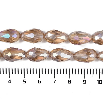 Transparent Electroplate Glass Beads Strands LS-EGLA-N013-T6mm-B23-1