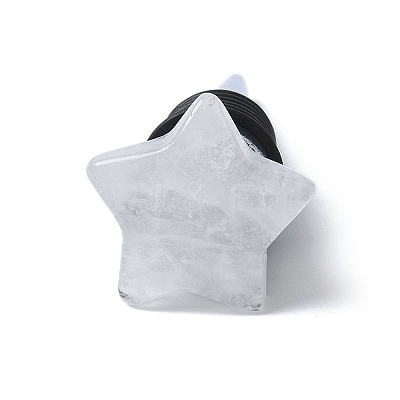 Star Natural Quartz Crystal Wine Stoppers DJEW-P021-D03-1