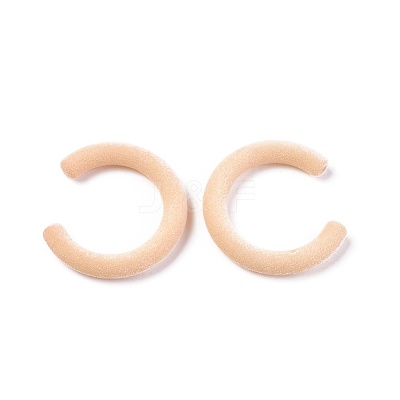 Flocky Acrylic Beads X-OACR-L010-A-06-1