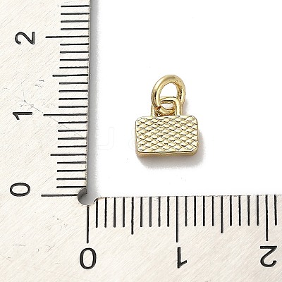 Golden Brass Charms KK-H493-01G-08-1