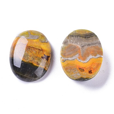 Natural Bumblebee Jasper Cabochons G-A179-01B-1