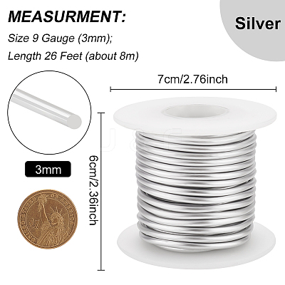 Round Aluminum Wire AW-WH0002-15A-P-1