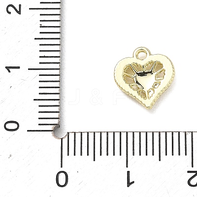 Alloy with Crystal Rhinestone Charms AL-CBA7C55-01G-1