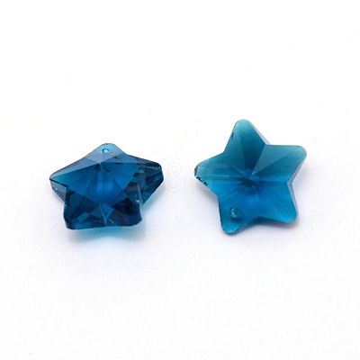 Transparent Glass Pendants GLAA-P037-04-19-1