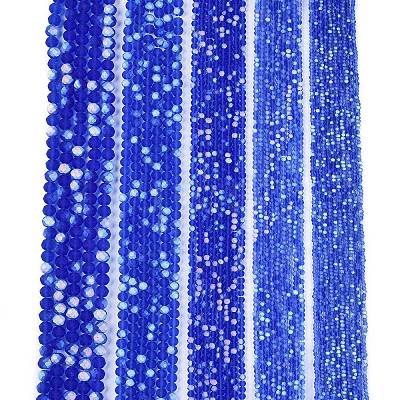 Transparent Glass Beads Strands LS-EGLA-A044-T6mm-MB31-1