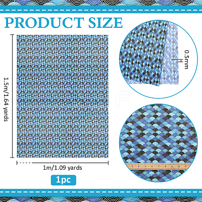 Japanese-style Cotton Fabric DIY-WH0671-277B-1