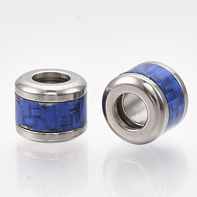 304 Stainless Steel European Beads STAS-S079-99B-P-1