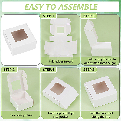 Paper Gift Storage Box CON-WH0001-27B-01-1