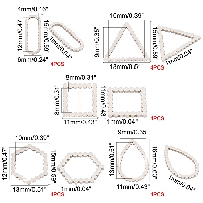 201 Stainless Steel Linking Rings STAS-UN0013-19P-1