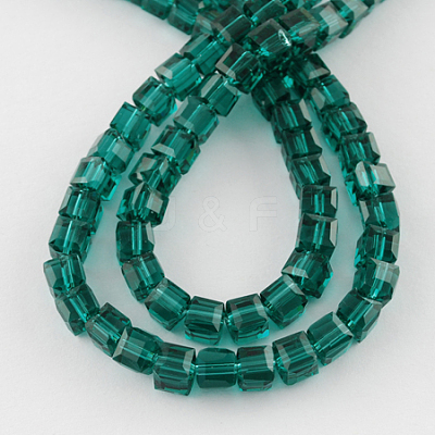 Glass Bead Strands X-GLAA-R041-4x4mm-15-1