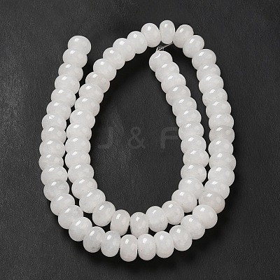 Natural White Jade Beads Strands X-G-D481-17A-1