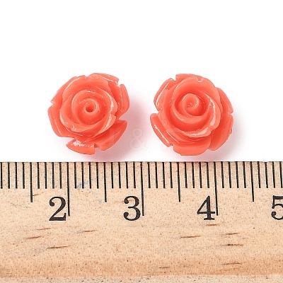 Synthetic Coral Carved Beads CORA-H003-01A-33-1