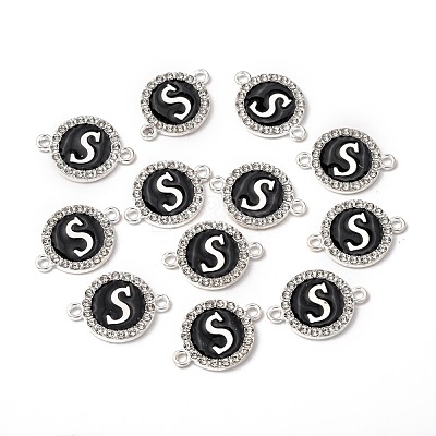 Alloy Enamel Links Connectors ENAM-TAC0003-01S-02S-1