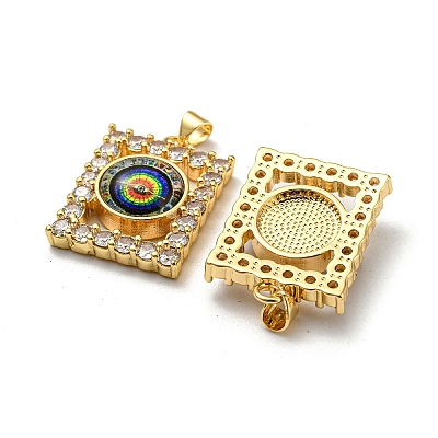 Real 18K Gold Plated Brass Pendants KK-L209-006G-08-1
