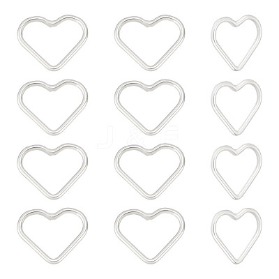 12Pcs 925 Sterling Silver Linking Rings FIND-BC0005-05-1