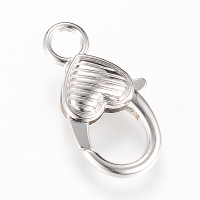 Alloy Lobster Claw Clasps X-KK-S305-02-1