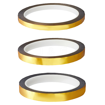 3 Rolls 3 Styles PET Decorative Adhesive Tapes AJEW-CP0009-14A-1