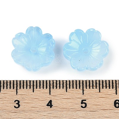 Transparent Spray Paint Glass Beads X1-GLAA-H035-04J-1