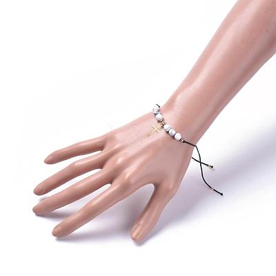 Adjustable Braided Bead Bracelets BJEW-JB04899-02-1