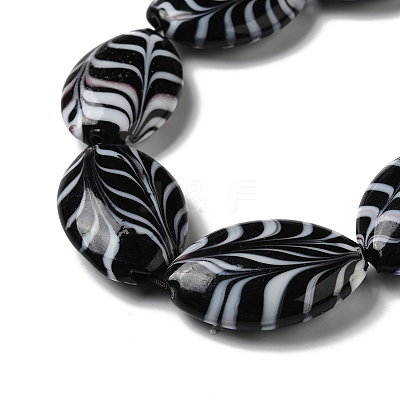 Handmade Lampwork Beads Strands LAMP-K037-12-1