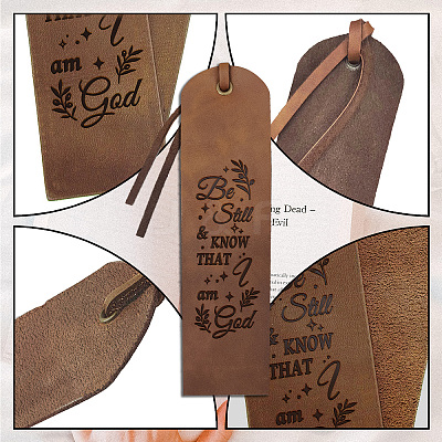 Cowhide Leather Labels AJEW-WH0386-0037-1