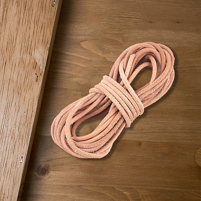 5M Cowhide Leather Cords for DIY Craft WL-GF0001-25B-03-1