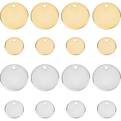 48Pcs 4 Colors Brass Charms KK-BC0002-18-NF-1