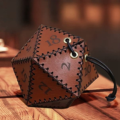 Imitation Leather Polygon Storage Bag PW-WG19758-01-1