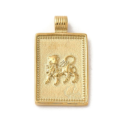 304 Stainless Steel Pendants STAS-L022-306G-05-1