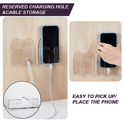PET Plastic Mobile Phone Holders AJEW-WH0481-94-1