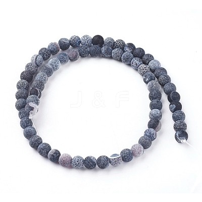 Natural Weathered Agate Beads Strands G-F628-01-B-1