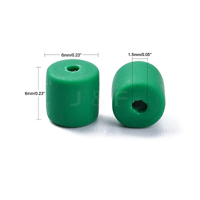 Polymer Clay Bead Strands CLAY-T001-C-1